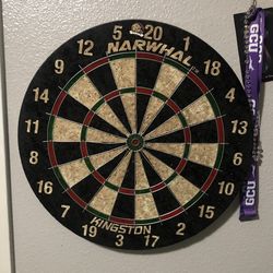 Narwhal Dart Board