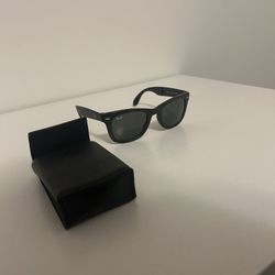 RayBan folding wayfarer polarized sunglasses 