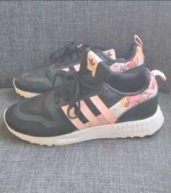 Girls Adidas Originals Sneakers with Floral Detail