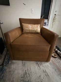 Arhaus Rudy swivel chair