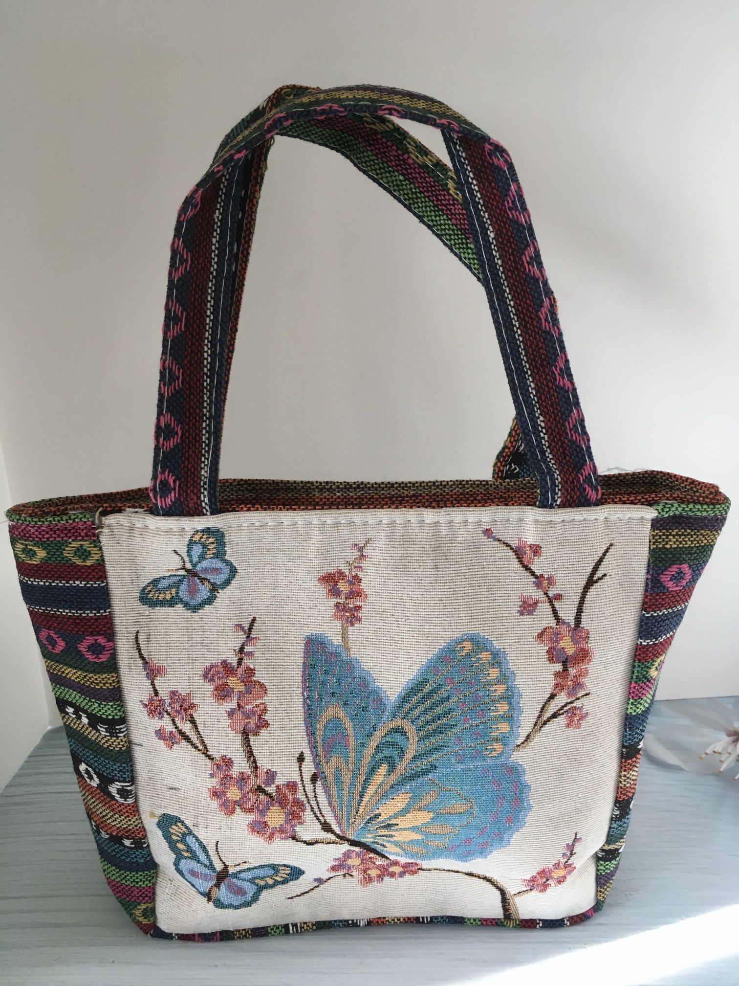 Butterfly Canvas Bag