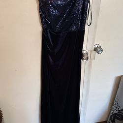 Windsor Navy Dress