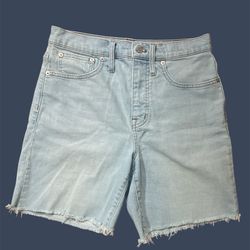 Madewell Light Blue Jean Shorts