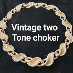Vintage Two Toned Choker