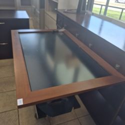 PRE OWNED Computer Integrated Table On Pedestal