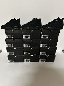 BRAND NEW JORDAN 4 “BLACK CAT” FOR SALE! GRADE SCHOOL SIZES 5.5, 6, 6.5, & 7 $235
