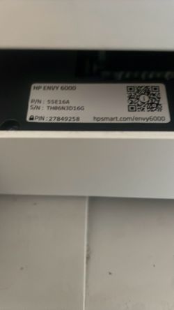 HP ENVY 6000 printer