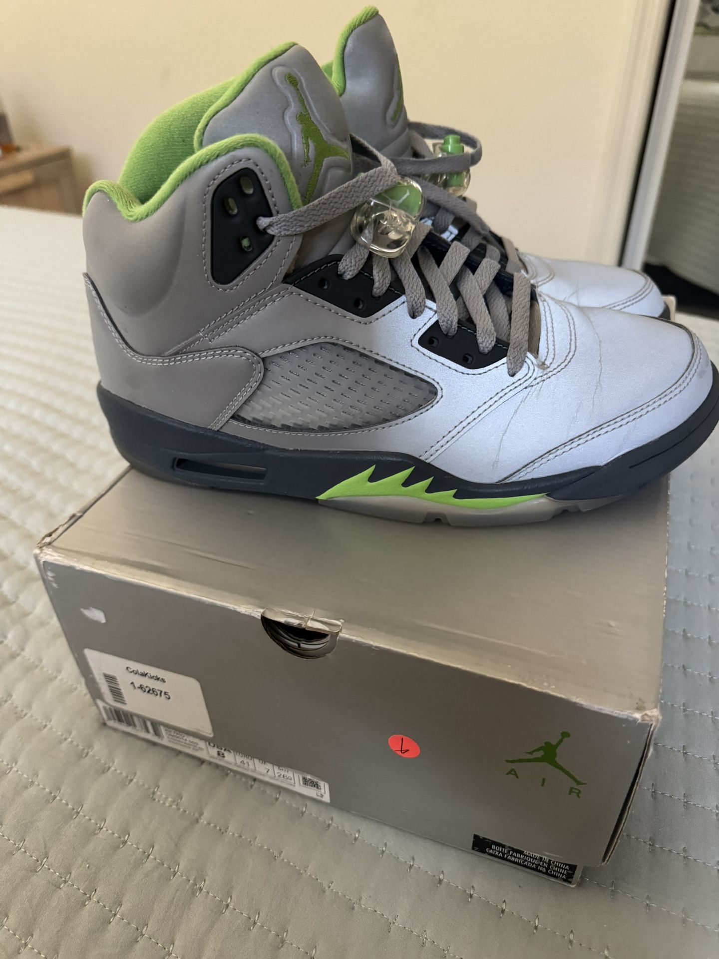 Jordan 5 Green Bean