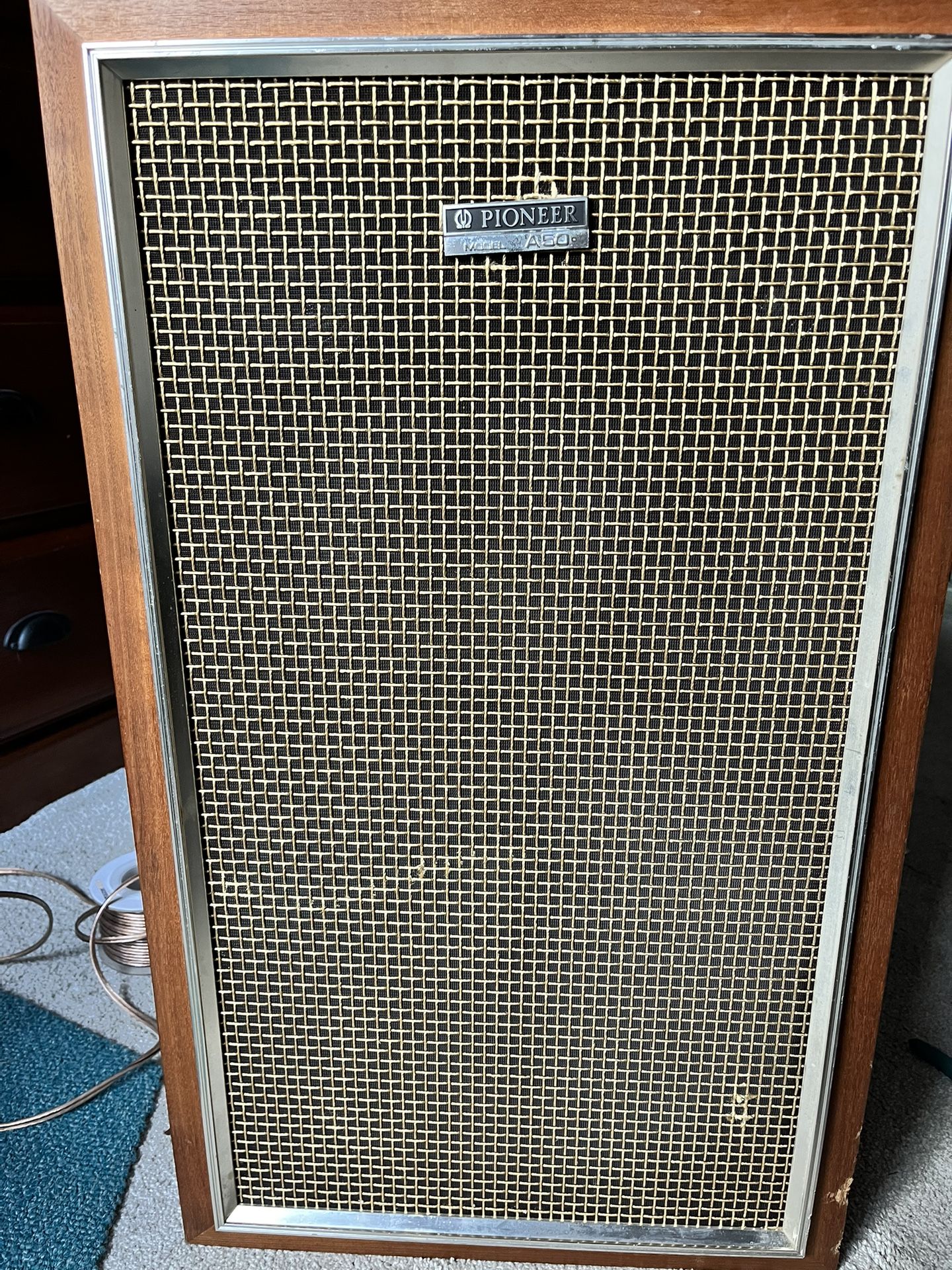 Pair Of of 1969 Pioneer CS-A50 Speakers