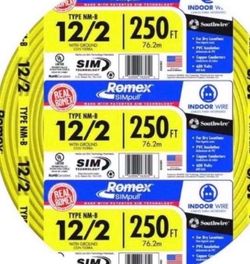 12/2 Romex wire