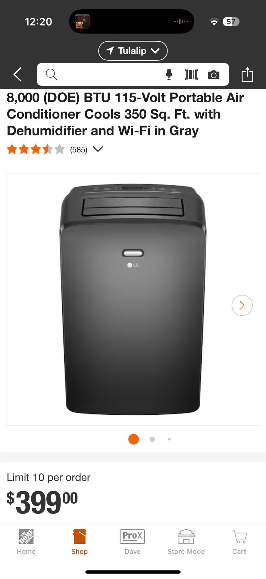LG Air Conditioner (NEW / UNOPENED)