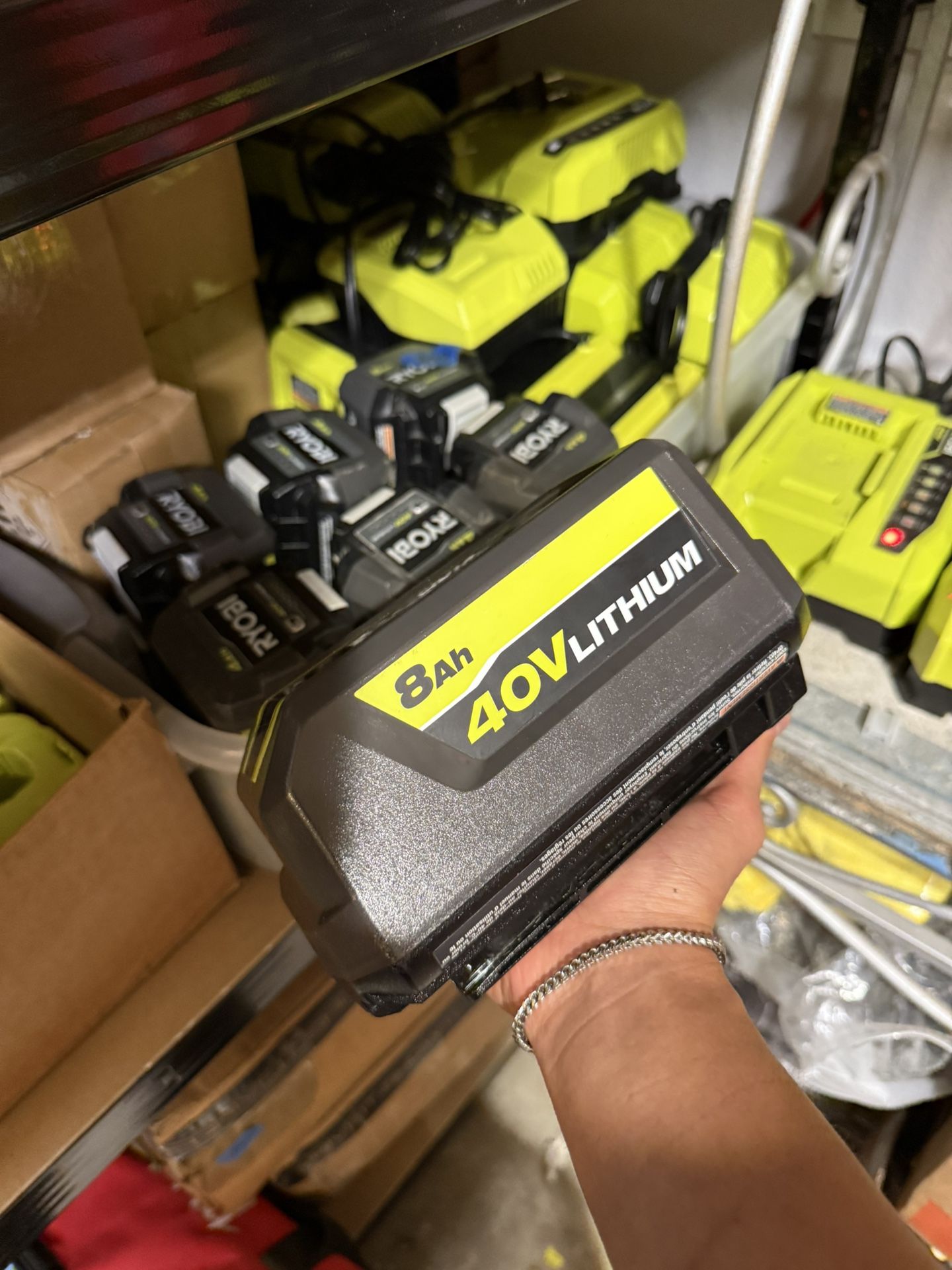RYOBI 40V Lithium-Ion 8.0 Ah High Capacity Battery