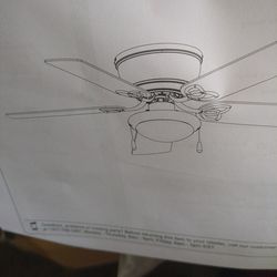 Chrome 52 inch  ceiling fan