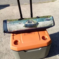 Ozark Trail 9ft Tent +Cooler 40.00