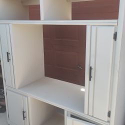 Beautiful White Entertainment Center