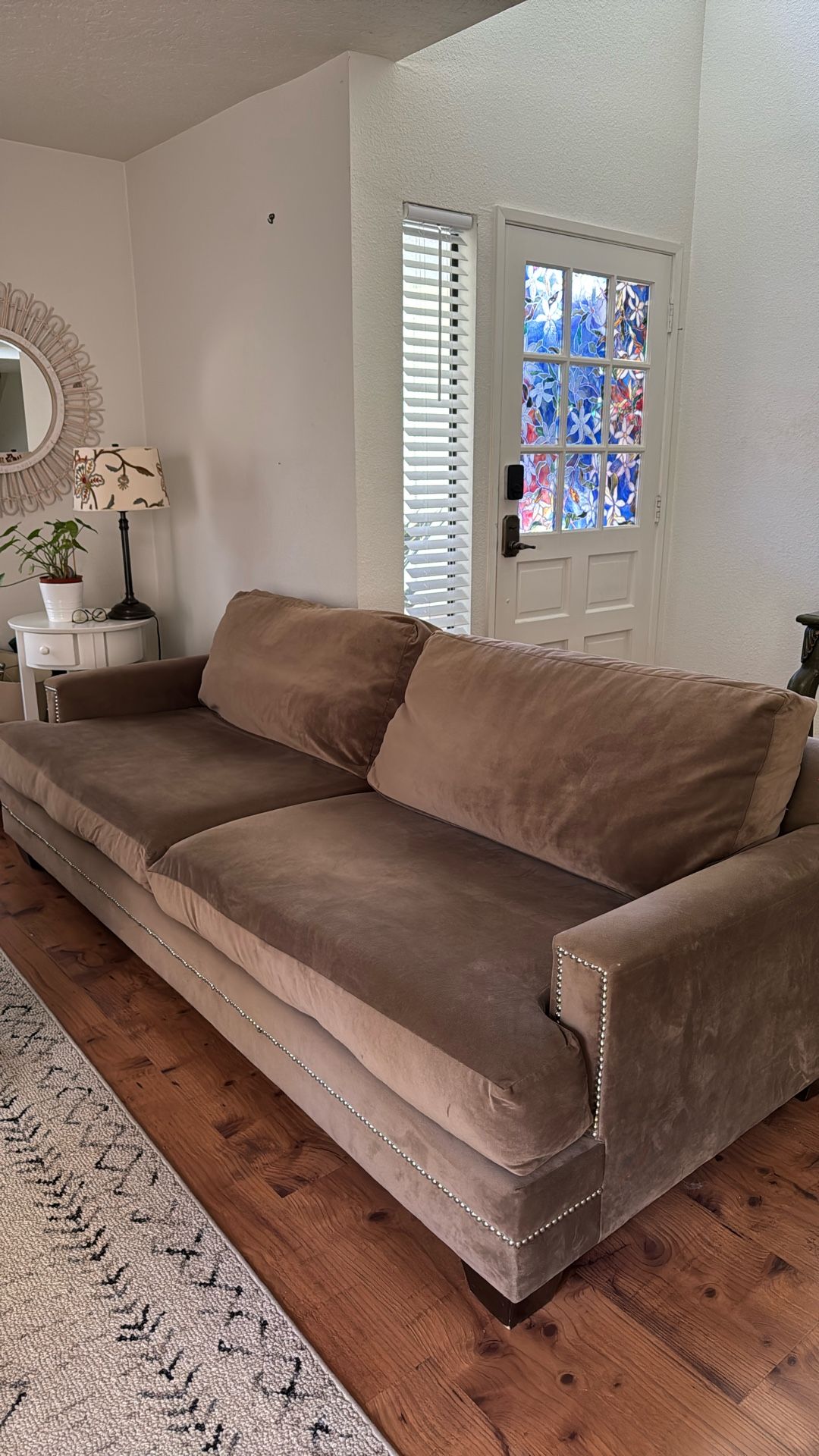 Removable Cushion Cover 3 Seats Sofa Couch