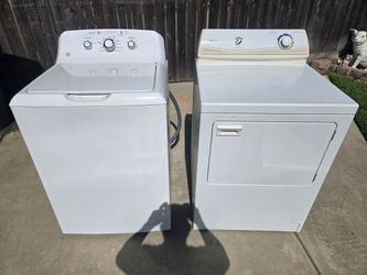 Gas washer/ dyer set May tag/ GE