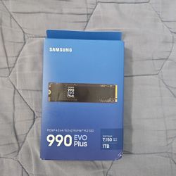 Samsung 990 Evo Plus 1TB M.2 NVMe SSD 7,150MB Read 6,300MB Write PCIe 5.0 X2, PCIe 4.0 X4