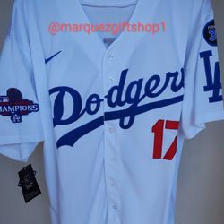 Men's Ohtani Dodgers WS Jerseys 