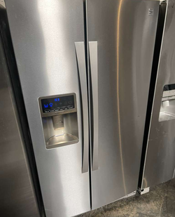Great deal — Kenmore stainless side‑by‑side w/ ice & water