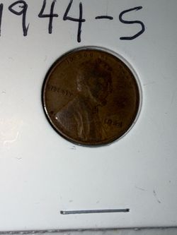 1944 S wheat penny
