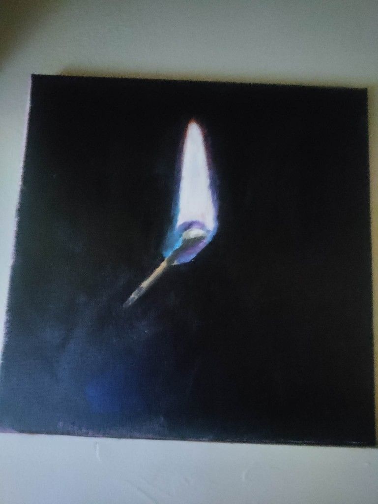 Match Flame Painting