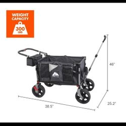 Ozark Trail All-Terrain Foldable Push/Pull Wagon – Used Twice, Like New!