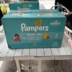Pampers Baby Dry Diapers - Size 2 - 112ct