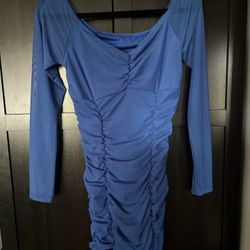 Royal Blue Bodycon Mini-dress