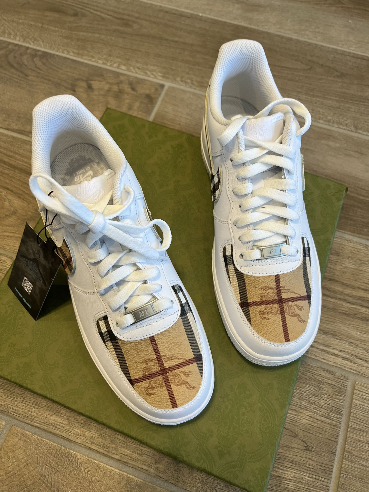Nike Air Force 1s Burberry 2.0