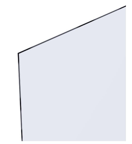 Optix 0.22-in X 48-in X 48-in Plexiglass / Acrylic Sheet