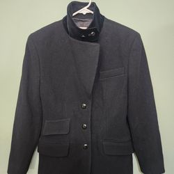 A/X Armani Exchange Dual Function Women Wool Jacket & Coat Made in ITALY, Size 8