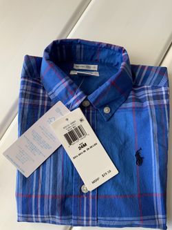 Brand new Ralph Lauren short sleeve toddler boys button down