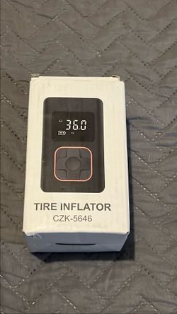 Compact portable tire inflator CZK-5646