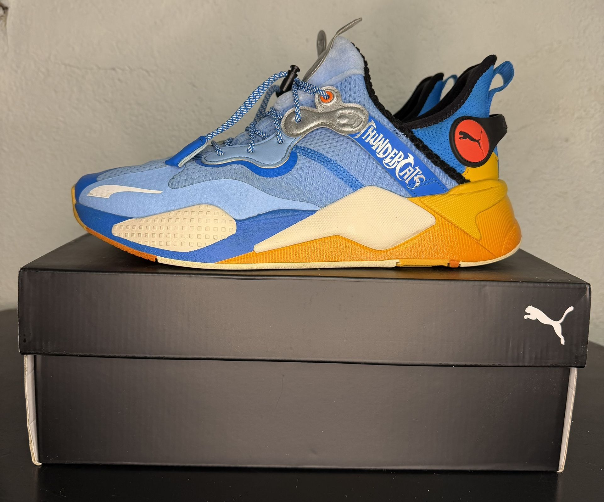 New Puma x THUNDERCATS RS-X T3CH Lion-O Blue Indigo Puma RSX Size 10.5 380341-01