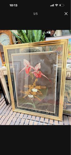 Listed artist, Mid Century, beautiful Art 44 by 34
