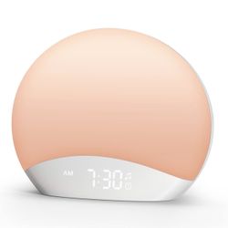 REACHER Sound Machine Sunrise Alarm Clock with Night Light