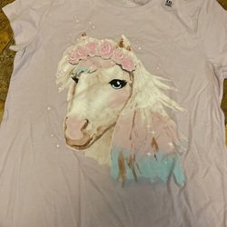 Girls Horse T-Shirt New With tag
