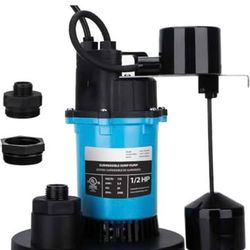 LEO 1/2HP Submersible Sump Pump – 2980 GPH - NEW