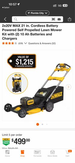 Dewalt Lawn Mower