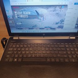 HP 15-bs0xx Laptop 2.50GHz Core i5-7200U 8GB-RAM 256GB SSD Touch Screen, has a new battery. AC adapter