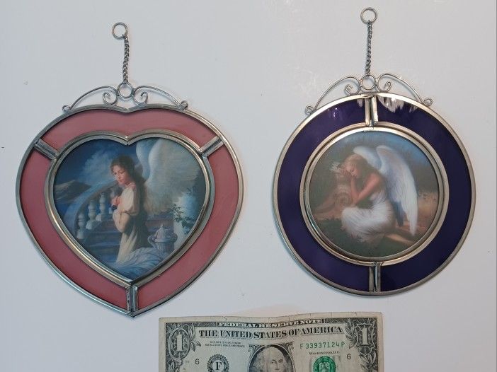 Two Stained Glass Suncatchers