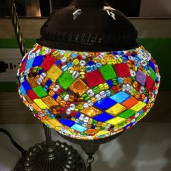 Handmade Glass Mosaic Table/Desk Lamp