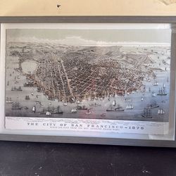 San Francisco picture frame
