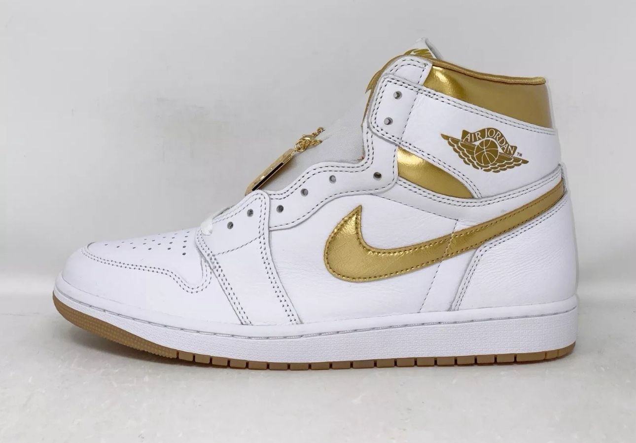 Nike Air Jordan 1’s OG Gold Medal Women’s Size 10 New Without Box.