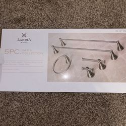 Landia Home Bath Collection Satin Nickel Finish