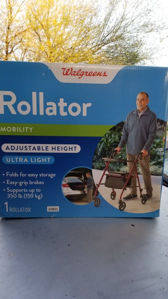Rollator Walgreens Brand New