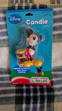 Disney Mickey Mouse Clubhouse Vintage Birthday Candle