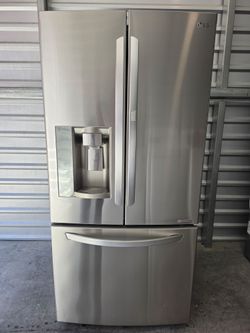 LG STAINLESS STEEL FRIDGE