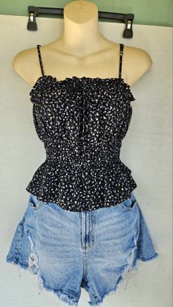 FLORAL TOP with Spaghetti Straps